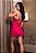 CAMISOLA LUXO DE CETIM E RENDA COM STRAPPY NA FRENTE E NAS COSTAS PINK - Imagem 2
