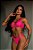 CONJUNTO LUXO COMPLETO BEATRIZ ROSA NEON - Imagem 3