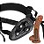 CINTA COM PÊNIS REALISTICO COM VIBRO RECARREGAVEL 20,0 X 3,5 CM CROODS 3 S-HANDE - Imagem 3
