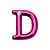 LETRAS ROSA PARA PERSONALIZAR CALCINHA HARD - Imagem 6