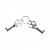 ALGEMA METAL RESISTENTE HAND CUFFS DELUXE - Imagem 4