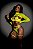 CONJUNTO LUXO COMPLETO KIT BEATRIZ AMARELO NEON - Imagem 1