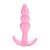 PLUG ANAL ESCALONADO EM SILICONE 9X2,2CM - Imagem 4