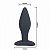 PLUG ANAL CÔNICO GRANDE EM SILICONE SI - Imagem 3