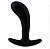 PLUG ANAL CURVADO GRANDE EM SILICONE 12,5X3,5 SI - Imagem 1