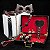 KIT MALETA SADO LUXO PRETO COM VERMELHO - Imagem 1