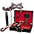 KIT MALETA SADO LUXO PRETO COM VERMELHO - Imagem 2