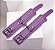 ALGEMA EM COURO LUXO COM PELUCIA E CORRENTE ROXO SI - Imagem 3