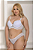CONJUNTO RENDADO CHERRY COM BOJO BRANCO PLUS SIZE - Imagem 1