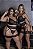 CONJUNTO LUXO RENDADO COM CINTA LIGA PRETO PLUS SIZE - Imagem 3