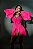 ROBE LUXO LUSH ROSA NEON - Imagem 1