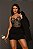CONJUNTO LUXO CORSELET EM GRIPPIR E MICROFIBRA PRETO - Imagem 3