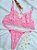 CONJUNTO PERSONALIZAVEL FIO BORBOLETA EM TULE DE BEIJO ROSA HERA - Imagem 2