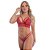 CONJUNTO PERSONALIZAVEL AGATHA + CINTA LIGA VERMELHO - Imagem 1