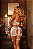 CONJUNTO CROPPED RENDA FIO + SAIA TULE BRANCO - Imagem 2