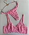CONJUNTO PERSONALIZAVEL EM RENDA ROSA PANTERA - Imagem 5