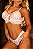 CONJUNTO LUXO SEM BOJO DE RENDA COM STRAPPY E PINGENTE DE CORAÇÃO BRANCO - Imagem 5