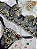 CONJUNTO PERSONALIZAVEL FIO BORBOLETA GLAMOUR PRETO COM DOURADO - Imagem 6