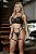CONJUNTO PERSONALIZAVEL FIO BORBOLETA EM TULE COM CORAÇÃO PRETO - Imagem 3