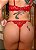 CONJUNTO PERSONALIZAVEL FIO BORBOLETA EM TULE COM CORAÇÃO VERMELHO - Imagem 2