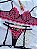 CONJUNTO PERSONALIZAVEL FIO BORBOLETA EM TULE COM CORAÇÃO PRETO COM PINK - Imagem 6
