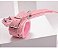 ALGEMA EM COURO LUXO COM PELUCIA E CORRENTE ROSA SI - Imagem 2