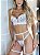 CONJUNTO PERSONALIZAVEL FIO BORBOLETA EM TULE COM PETALA BRANCO - Imagem 14