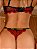 CONJUNTO PERSONALIZAVEL FIO BORBOLETA EM TULE COM CORAÇÃO PRETO COM VERMELHO - Imagem 2