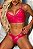 CONJUNTO LUXO DE CIRRE COM RENDA SEM BOJO COM ARO PINK - Imagem 5