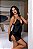 CAMISOLA LUXO CETIM COM DETALHE NAS COSTA EM FITA PRETO - Imagem 1
