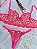 CONJUNTO PERSONALIZAVEL FIO BORBOLETA EM TULE ILUSION COM CORAÇÃO ROSA NEON - Imagem 2