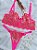 CONJUNTO PERSONALIZAVEL FIO BORBOLETA EM TULE ILUSION COM CORAÇÃO ROSA NEON - Imagem 3