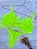 CONJUNTO PERSONALIZAVEL EM RENDA AMARELO NEON - Imagem 1