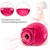 SUGADOR DE CLITÓRIS FORMATO ROSA MAGIC ROSE 2 SI - Imagem 8