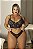 CONJUNTO LUXO CROPPED RENDADO SEM BOJO PRETO PLUS SIZE - Imagem 1