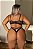 CONJUNTO LUXO CROPPED RENDADO SEM BOJO PRETO PLUS SIZE - Imagem 2