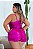 SHORT DOLL LUXO EM CETIM POÁ COM DETALHES EM RENDA ODALISCA PLUS SIZE - Imagem 2