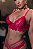 CONJUNTO LUXO CROPPED SEM BOJO E CALCINHA COM FRASE "METE FORTE" PINK - Imagem 3