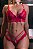 CONJUNTO LUXO CROPPED SEM BOJO E CALCINHA COM FRASE "METE FORTE" PINK - Imagem 1