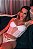CONJUNTO LUXO CROPPED SEM BOJO EM TULE E RENDA BRANCO - Imagem 1