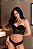 CONJUNTO LUXO CROPPED TOMARA QUE CAIA COM ALÇAS REMOVÍVEIS PRETO - Imagem 6