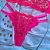 CALCINHA PERSONALIZAVÉL EM RENDA E TULE COM BORDADO DE CORAÇÃO COM REGULAGEM DUPLA - Imagem 1