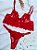 CONJUNTO PERSONALIZAVEL FIO BORBOLETA EM TULE COM PETALA VERMELHO - Imagem 4