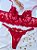 CONJUNTO PERSONALIZAVEL FIO BORBOLETA EM TULE COM PETALA VERMELHO - Imagem 2