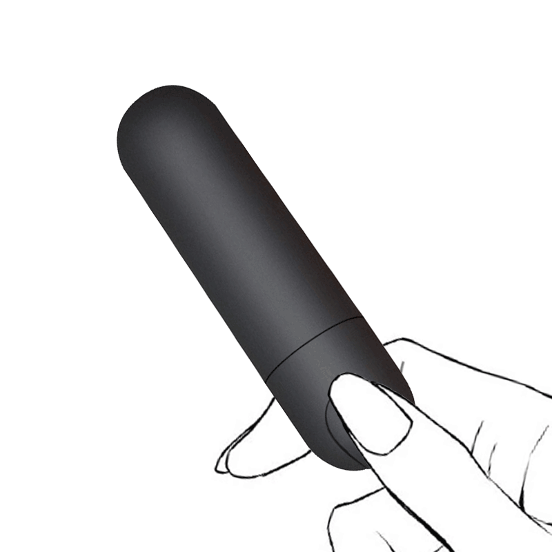 MINI VIBRADOR BULLET RECARREGAVEL SUPER FORTE 10 MODOS DE VIBRAÇÕES SI - Imagem 2