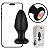 PLUG ANAL SILICONE COM ROTAÇÃO E LUZ LED RECARREGAVEL 9,6X3,6 SI - Imagem 1