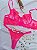 CONJUNTO PERSONALIZAVEL FIO BORBOLETA EM TULE COM PETALA ROSA NEON - Imagem 6