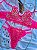 CONJUNTO PERSONALIZAVEL EM TULE ILUSION COM CORAÇÃO E RENDA ROSA NEON - Imagem 2