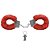 ALGEMA DE METAL SIMPLES REVESTIDA COM PELÚCIA HAND CUFFS - Imagem 3