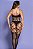 BODYSTOCKING MACACÃO ARRASTÃO COM STRASS PRETO Y2148 - Imagem 10
